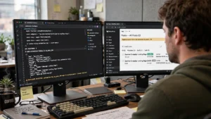 Error handling diagram: WordPress automation error handling and retry workflow in n8n