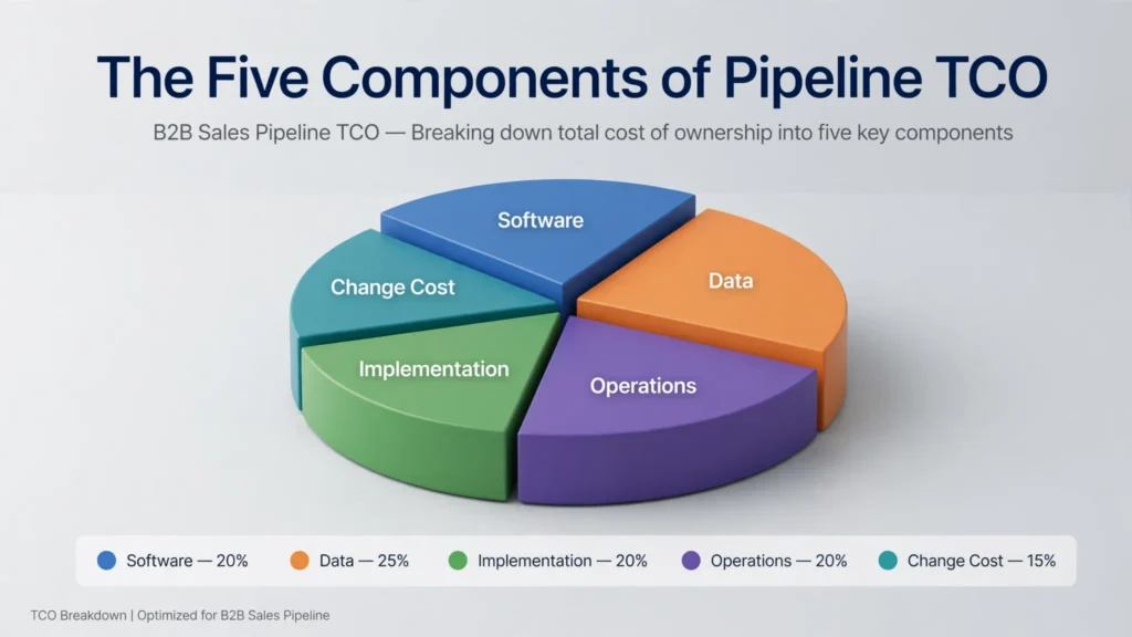 B2B Sales Pipeline Total Cost of Ownership TCO Breakdown Framework