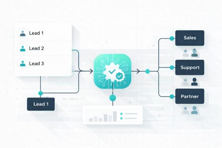 Automated B2B lead routing with n8n AI and CRM integration